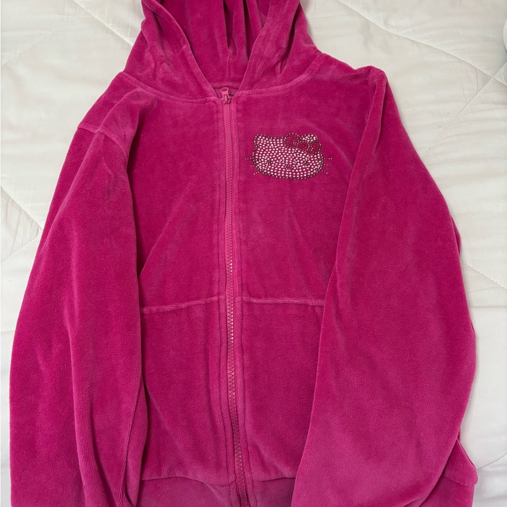 Universal Pink Fleece Hoodie Sweatshirt